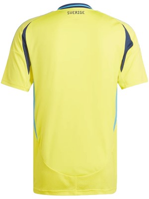 Sweden maillot domicile uniforme de football premier kit de football pour hommes en haut du maillot de sport coupe d'Europe 2024